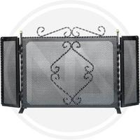 Parascintille nero 3 ante \"treccia \" acciaio 500