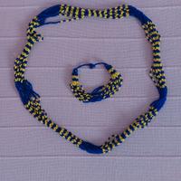 Collana e bracciale perline