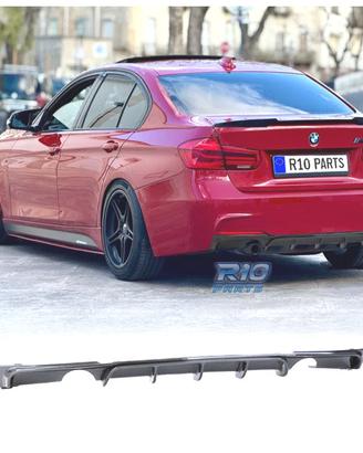 DIFFUSORE BMW F30 F31 LOOK M PERFORMANCE CARBONIO 