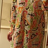 Vestito stile vintage tessuto plissé 