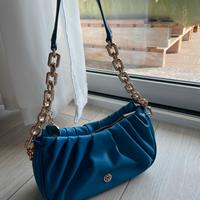 Borsa blu metallizzato LIU JO