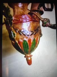 Lampadari legno decò vintage