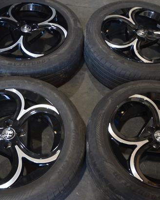 4 cerchi lega alfa romeo junior r18 lt6355