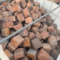 Porfido rosso cubetti 7/8cm