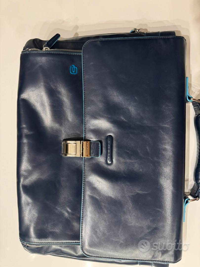 Borsa Piquadro Blu Square pelle 15.6