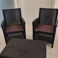Sedie per balcone 4 pezzi