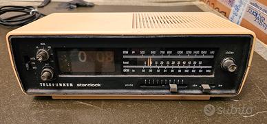 telefunken radio anno 1972 modernariato  orologio