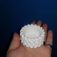 vasetto in gesso. Fatto a mano