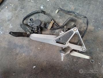 Pedana  poggiapiedi Dx Honda hornet 600 1998/2002