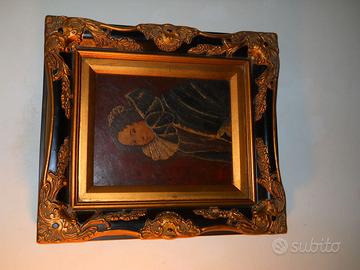 Olio su tavola di pregio