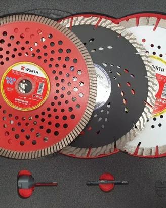 SET DISCHI SMERIGLIATRICE DIAM 115 E 230MM WURTH