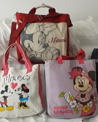 Borse in tela di cotone con stampe Disney