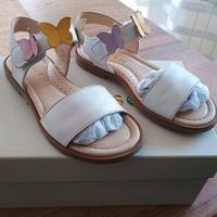 Sandali in vera nappa da bambina n.30 "Florens"