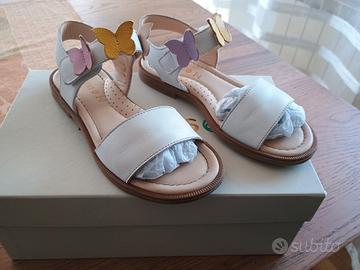 Sandali in vera nappa da bambina n.30 "Florens"