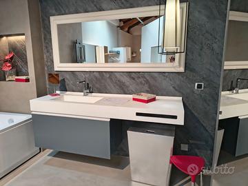 MOBILE BAGNO L.180 CON TOP A SBALZO