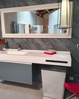 MOBILE BAGNO L.180 CON TOP A SBALZO
