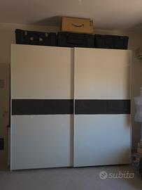 Armadio 240 cm con ante scorrevoli