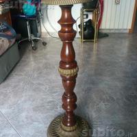 Alzatina in Legno e Ottone