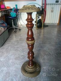 Alzatina in Legno e Ottone