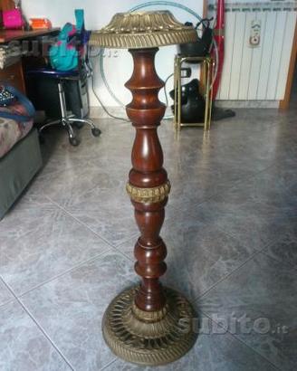 Alzatina in Legno e Ottone