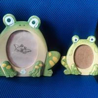 portafoto per bambini a forma di rana