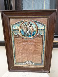 quadro ww1 Caporetto Sappada Arezzo