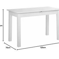 Tavolo da pranzo allungabile bianco NUOVO