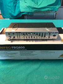 Equalizzatore Behringer MiniFBQ FBQ800