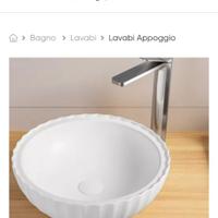 Lavabo da appoggio ceramica