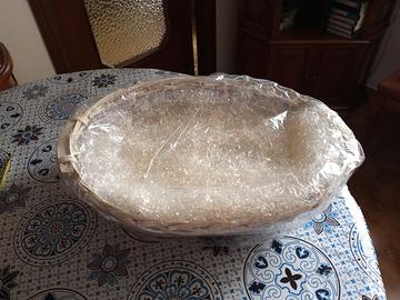 Cesto ovale misure 54x40xH14cm