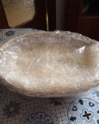 Cesto ovale misure 54x40xH14cm