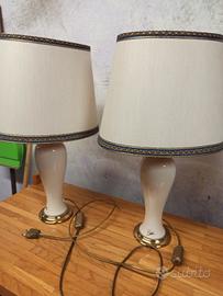 Coppia lampade ceramica 