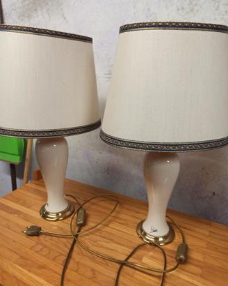 Coppia lampade ceramica 