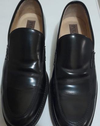 Mocassini Pollini pelle nera 41