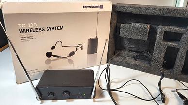 Sistema Microfono Wireless Beyerdynamic TG 100 con