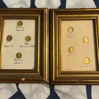 Lotto 2 Quadri Medaglie Papali