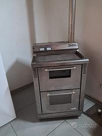 Cucina a pellet con forno
