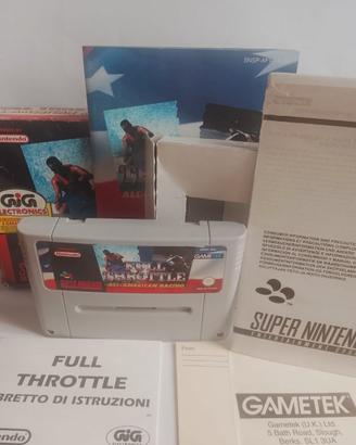 FULL THROTTLE SNES COMPLETO – BOX + MANUALI ORIGIN