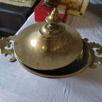 zuppiera in Ottone antica 