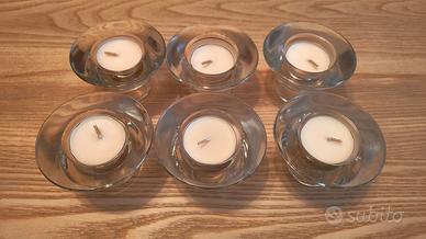 Portacandele in vetro  IKEA con tea light