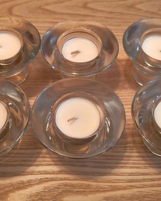 Portacandele in vetro  IKEA con tea light