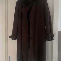 Cappotto donna con vera pelliccia