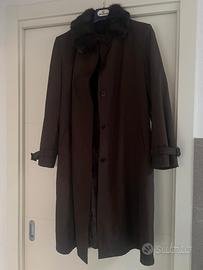 Cappotto donna con vera pelliccia