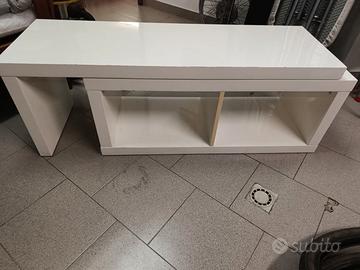 Mobile tv bianco laccato