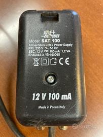 Alimentatore amplificatore di antenna TV SAT 100