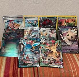 Carte Pokémon da collezionare, piu 3 gratis