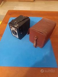 Fotocamera Ferrania con custodia Anni 40-50