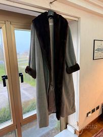 Cappotto in puro chachemire e Visone