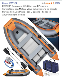 Gommone nuovo imballato mai aperto