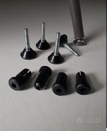 Piedini Sedia DSC 106 Castelli vintage originali 